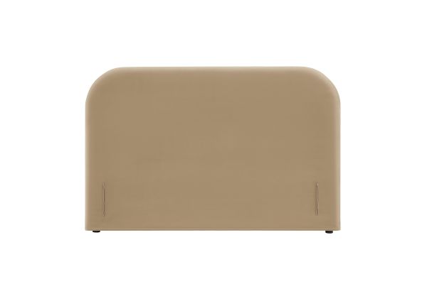 Keynote Taupe Full Size Stain-Resistant Performance Velvet Headboard