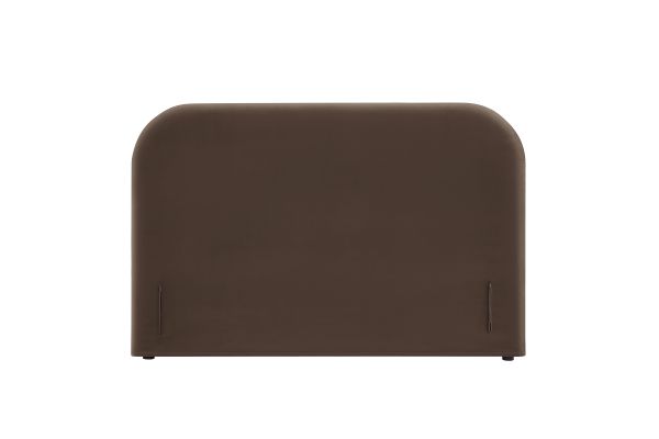Keynote Chocolate Brown Full Size Stain-Resistant Performance Velvet Headboard
