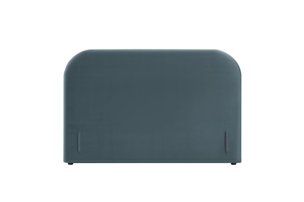 Keynote Cadet Blue Full Size Stain-Resistant Performance Velvet Headboard