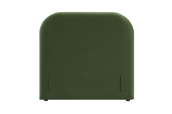 Keynote Moss Green Twin Stain-Resistant Performance Velvet Headboard