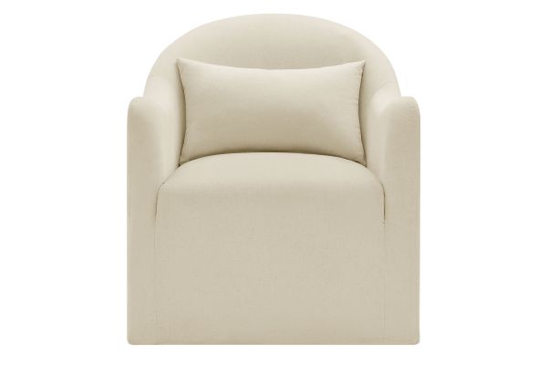Bardot Linen Blend Accent Chair
