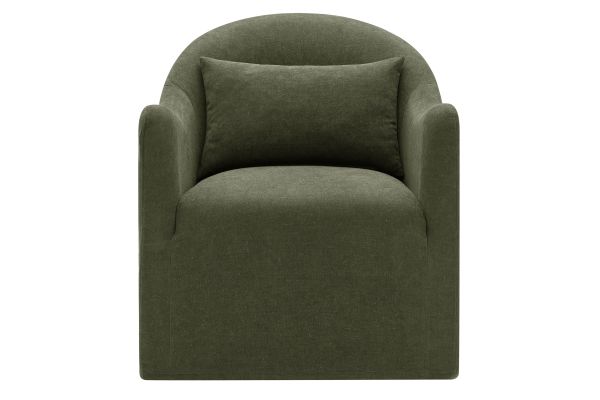 Bardot Sage Linen Blend Accent Chair