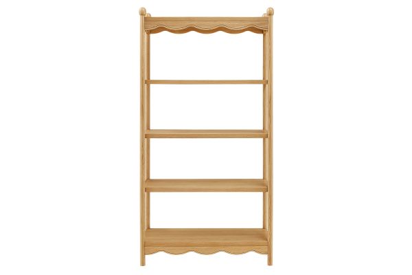 Darcy Oak 4-Tier Open Bookcase