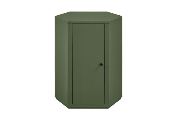 Kade Cypress Faceted Semi-Gloss Side Table