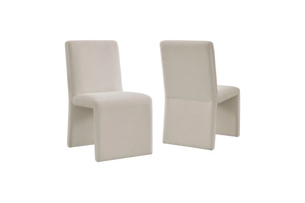 Emory Salt Upholstered Fabric Dining Side Chair (Set of 2)