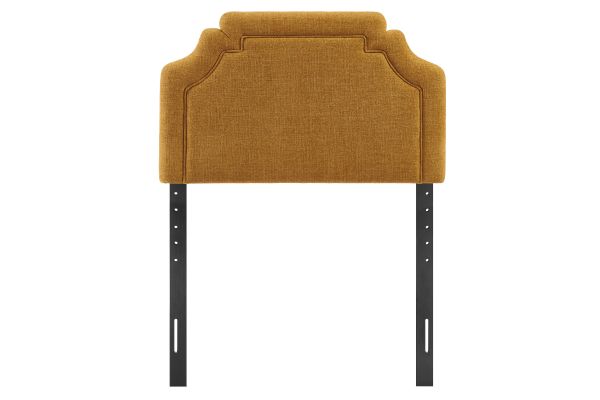 Magnolia Copper Upholstered Fabric Twin Size Headboard