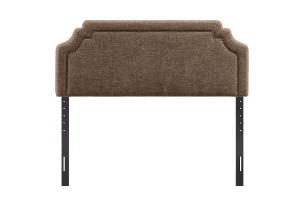 Magnolia Mocha Upholstered Fabric King Size Headboard