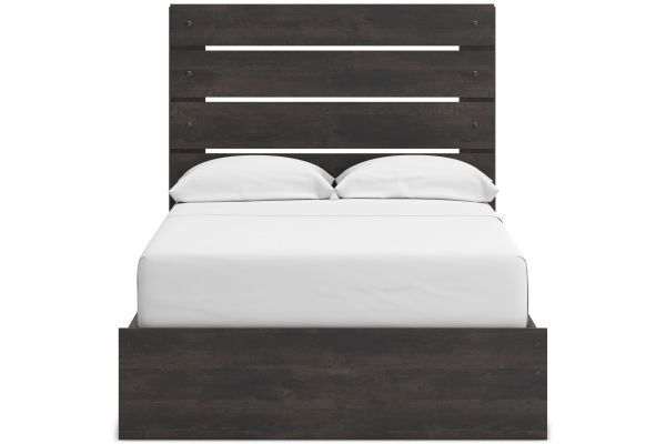 Hollivern Full Panel Storage Bed with 2 Drawers