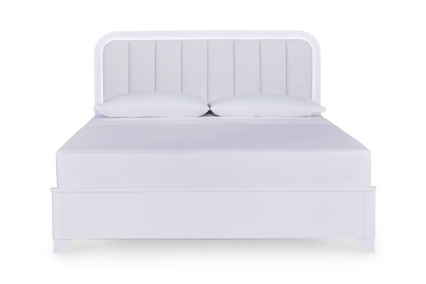 Jarlee King Upholstered Panel Bed