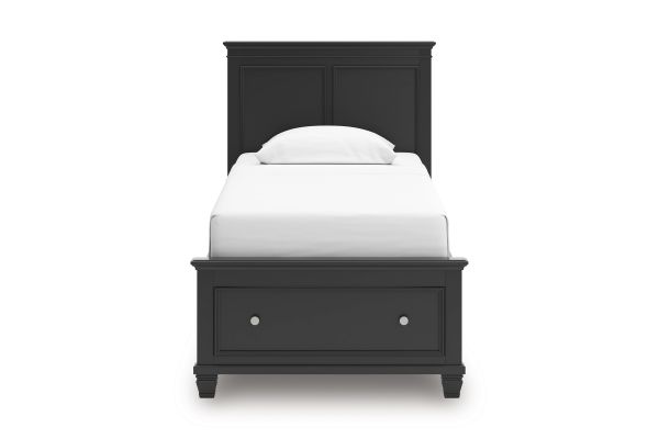 Lanolee Twin Panel Storage Bed