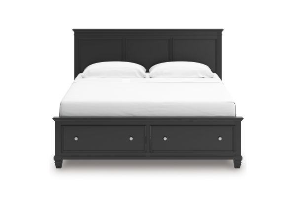 Lanolee King Panel Storage Bed