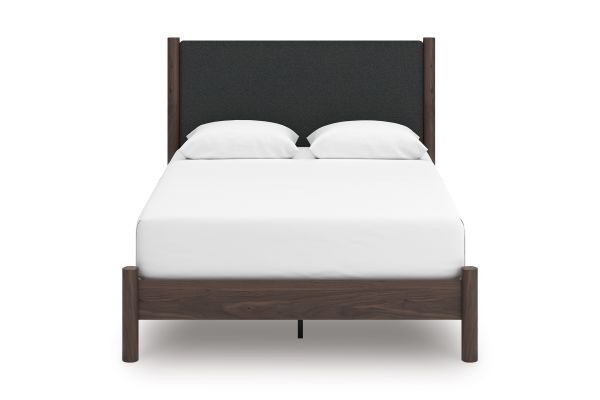 Pamytta Queen Upholstered Panel Platform Bed