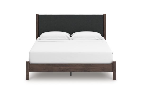 Pamytta King Upholstered Panel Platform Bed
