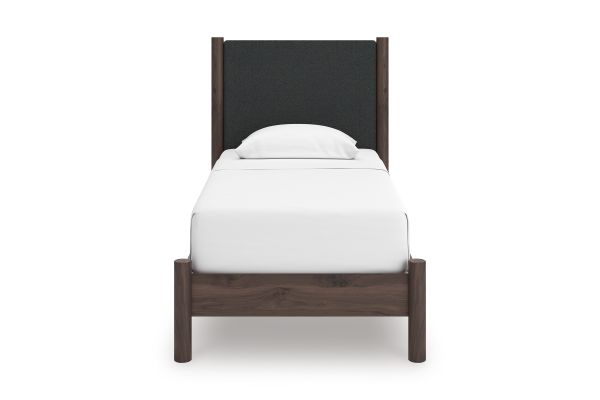 Pamytta Twin Upholstered Panel Platform Bed