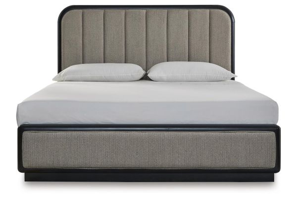 Rowanbeck California King Upholstered Panel Bed