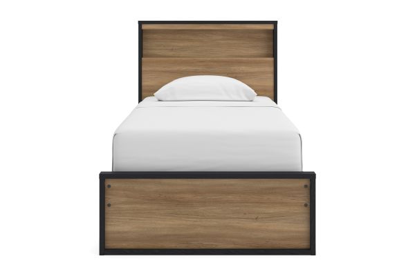 Kozmour Twin Bookcase Bed