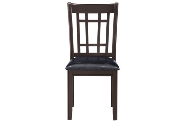 Lavon Black/Espresso Wood Dining Side Chair