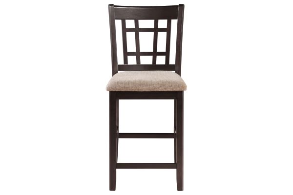 Lavon Tan/Espresso Wood Counter Height Dining Chair