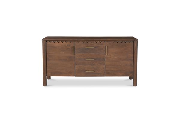 Wiley Vintage Brown 3 Drawer Sideboard
