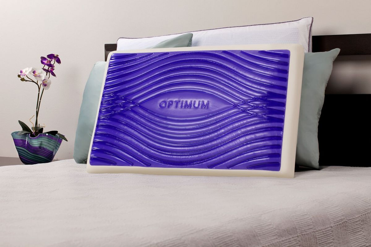 Sealy Optimum Memory Foam Queen Bed Pillow with Optigel