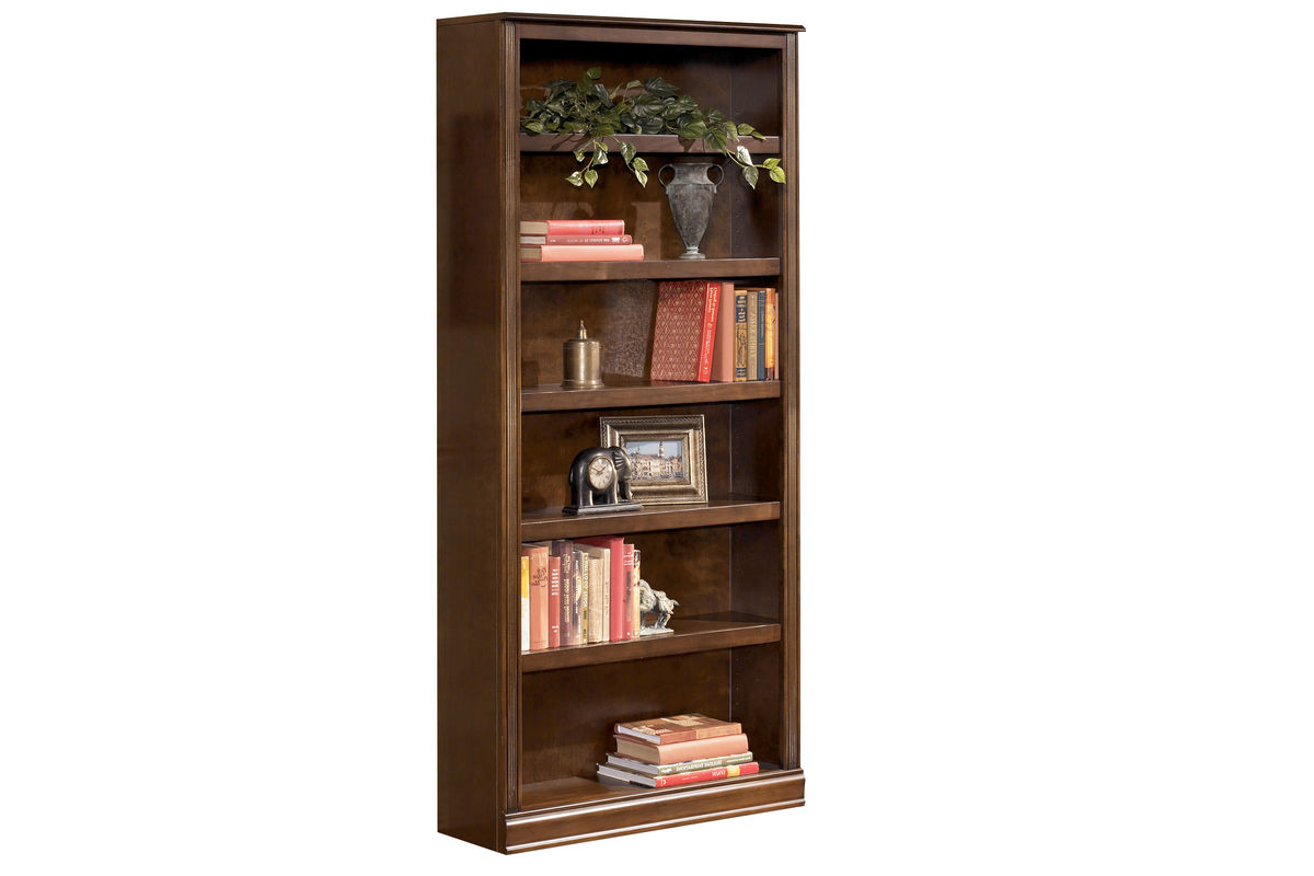 Hamlyn 6Shelf Brown Bookcase by Ashley at GardnerWhite