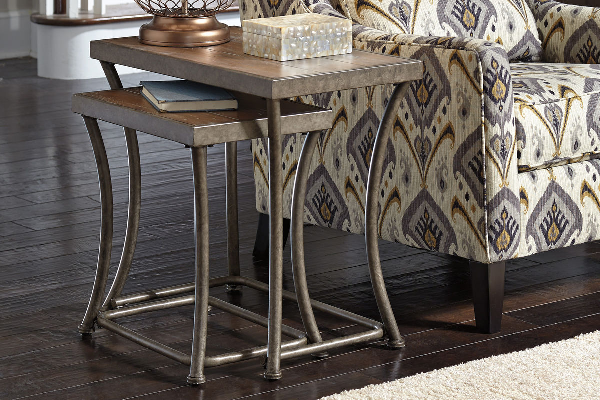 Nartina Nesting End Tables by Ashley at GardnerWhite