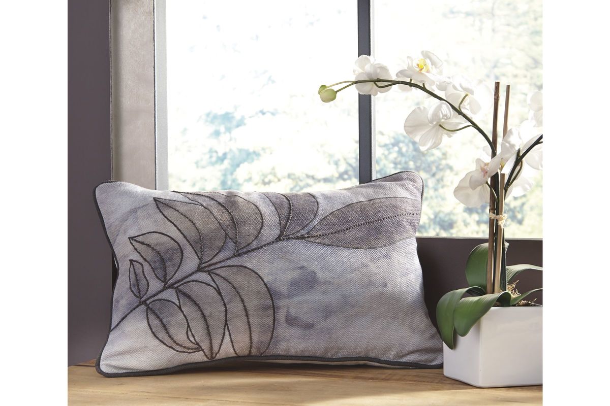 Olly Pillow in Gray by Ashley at GardnerWhite