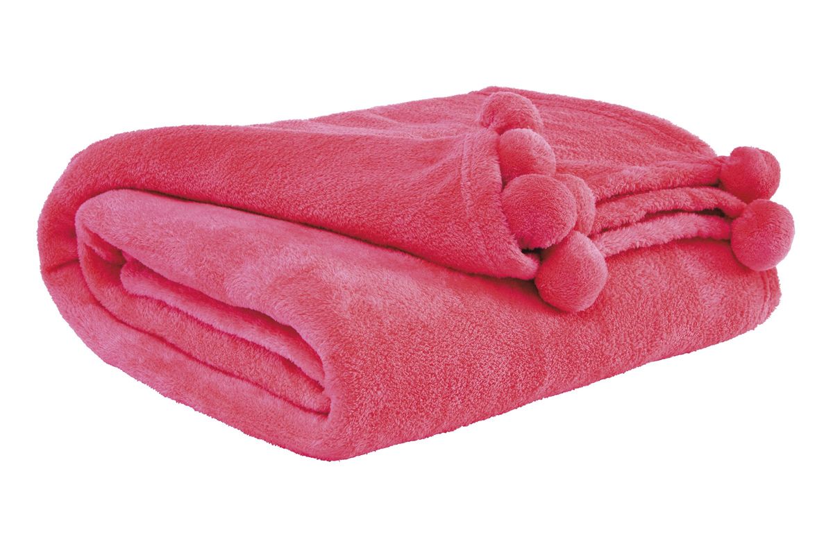 Aniol Throw in Pink by Ashley at GardnerWhite