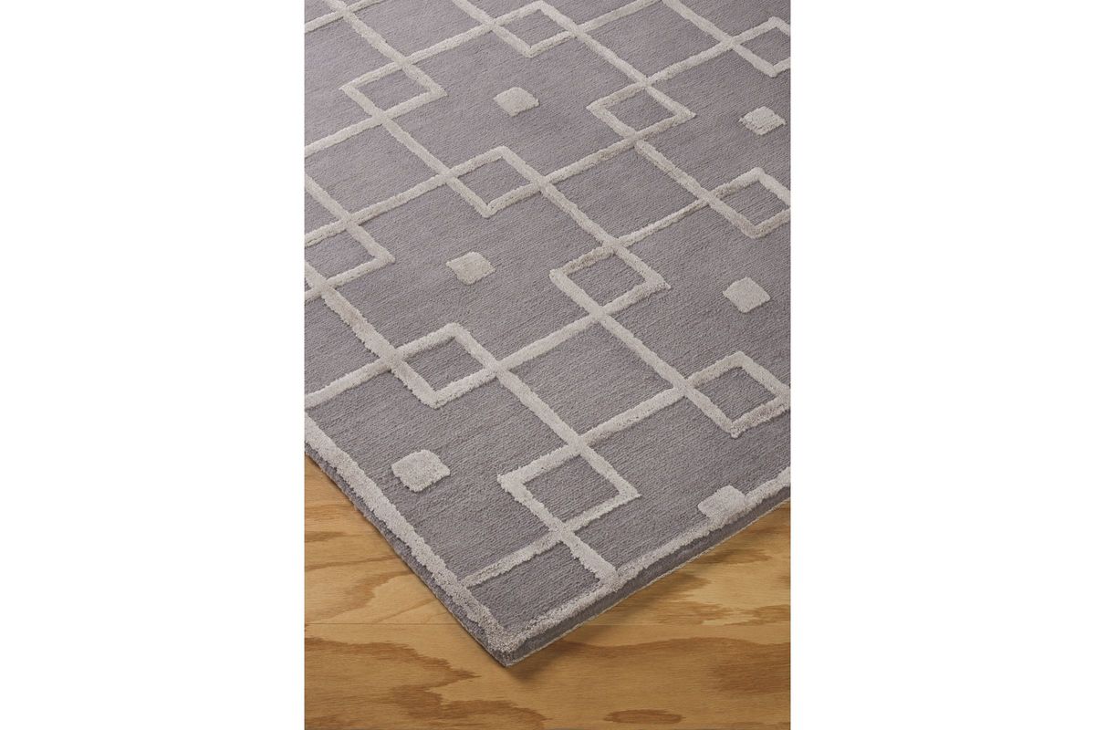 Tyrell Large Rug in Grey by Ashley at GardnerWhite