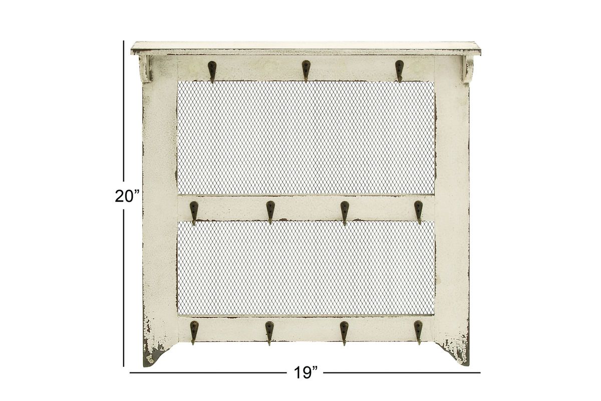 Rustic Wood Wall Rack at GardnerWhite