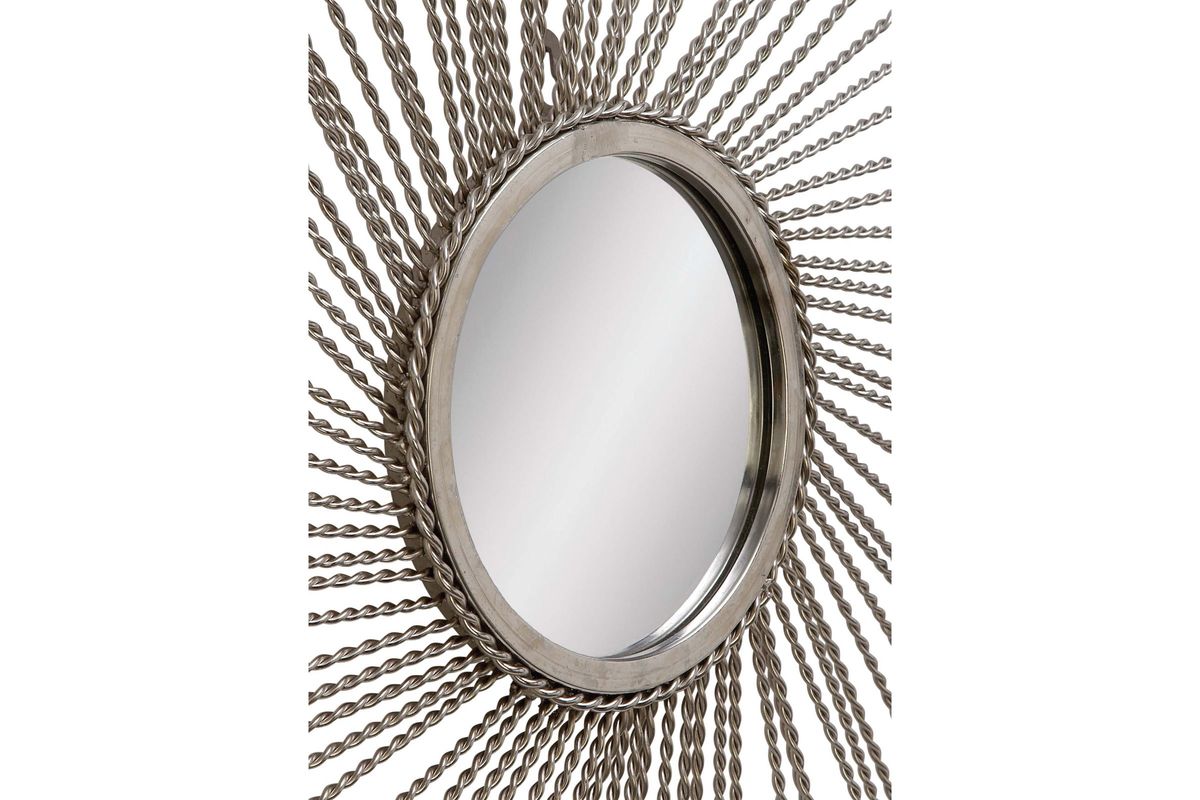 Modern Reflections Radial Mirrored Wall Plaque (Set of 3)