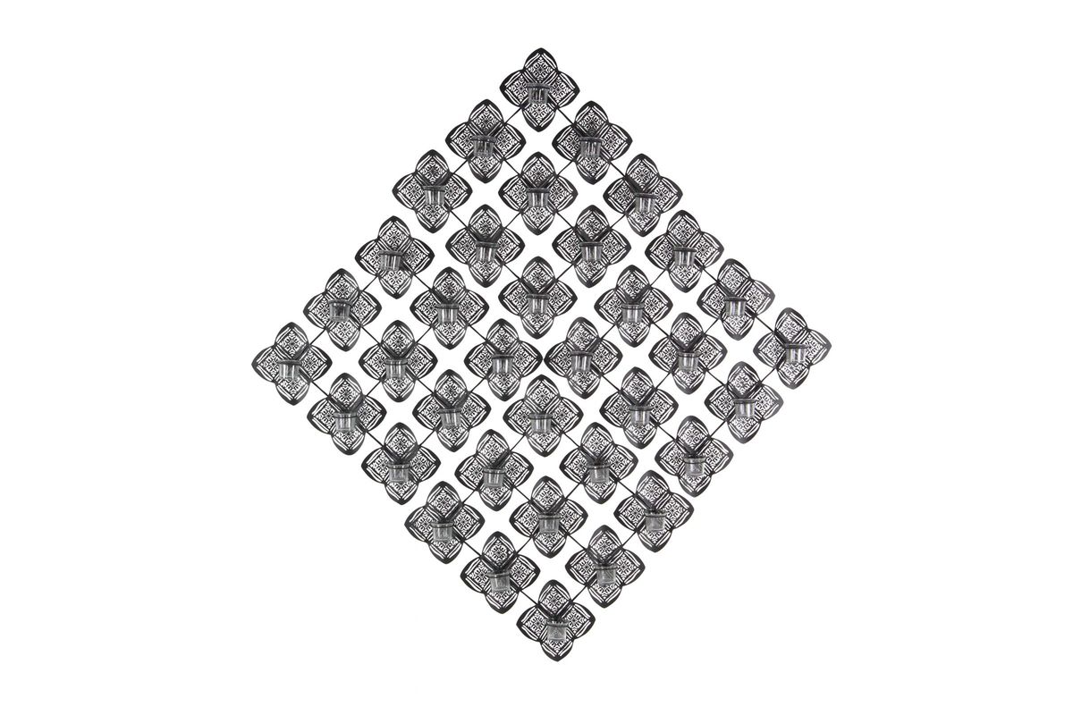 Modern Reflections Wall Mount Votive Holder (Set of 4) in Matte Black