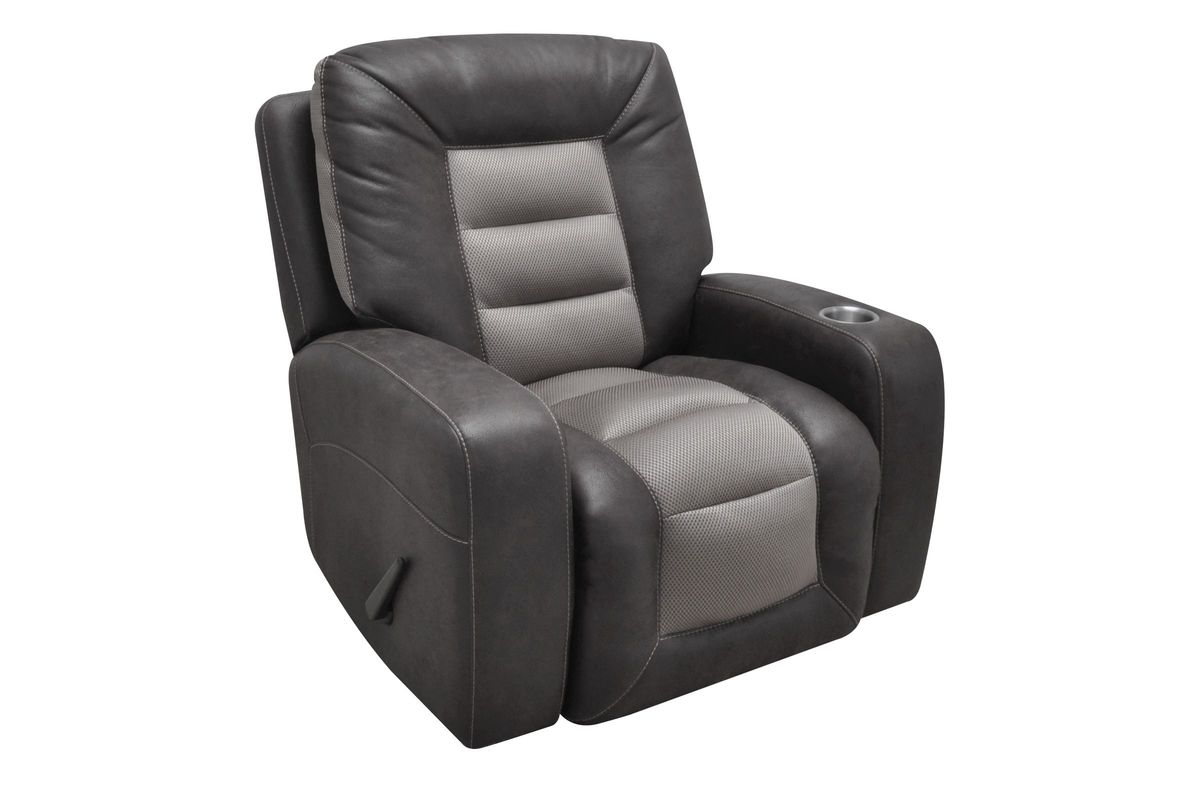 Branson Grey Rocker Recliner at GardnerWhite