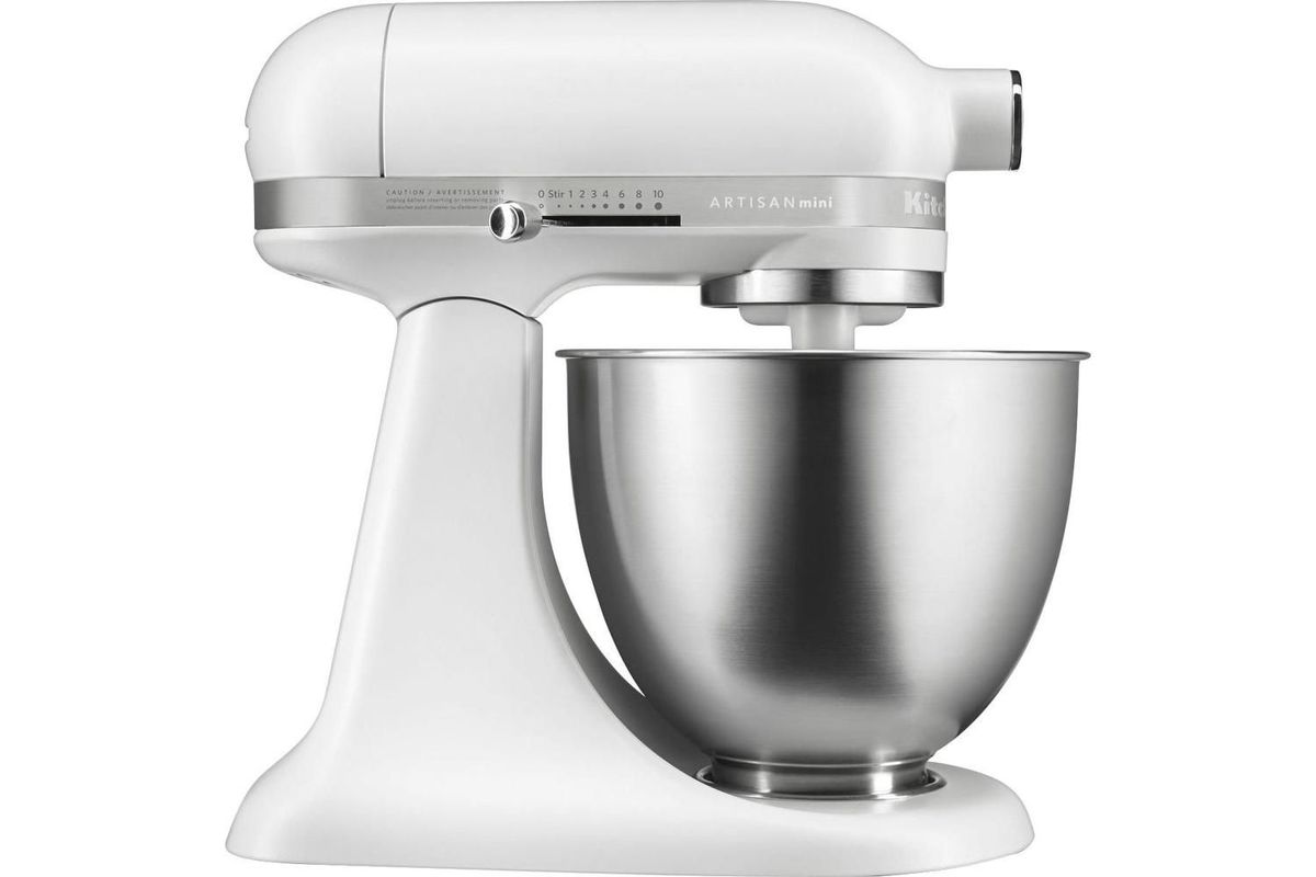 KitchenAid Artisan Mini TiltHead Stand Mixer in Matte White