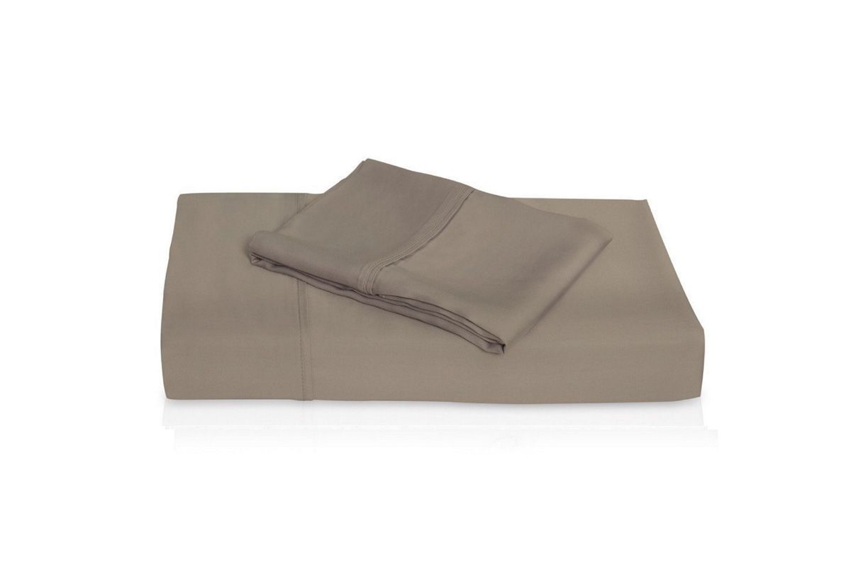 Split King Bamboo Sheets in Chocolate by Brooklyn Bedding