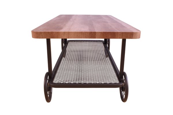 Francie Oak & Antique Gray Coffee Table main image 1
