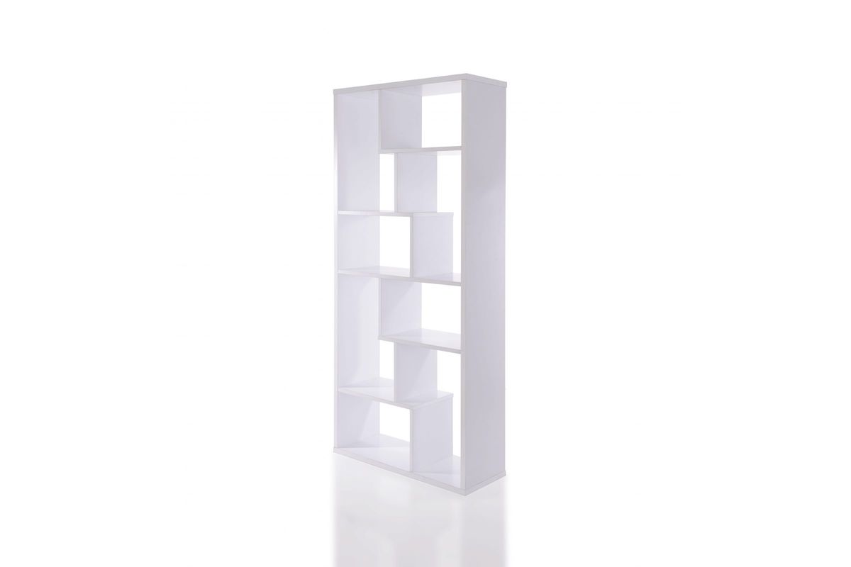 Mileta II Bookshelf in White by ACME at GardnerWhite